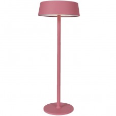 Επαναφορτιζόμενο Πορτατίφ LED 3W CCT Dimmable Μεταλλικό Ροζ 3030